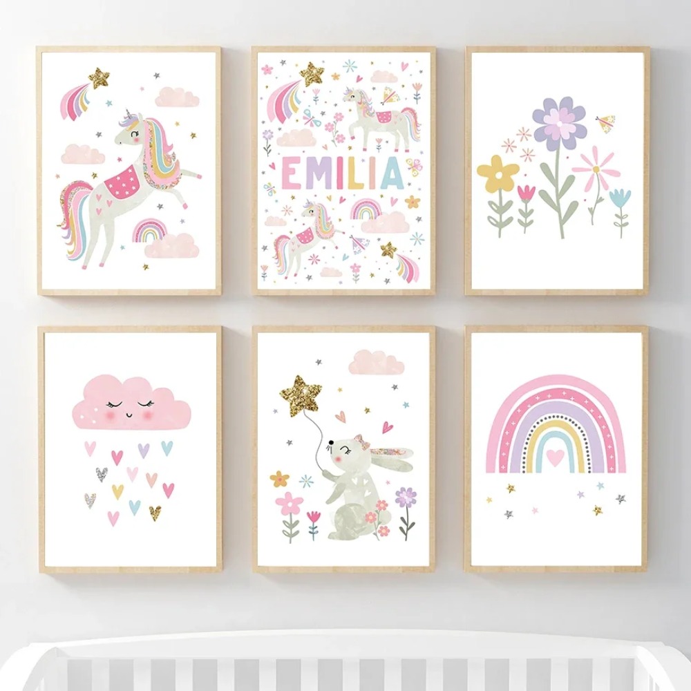 Roze Eenhoorn Konijn Regenboog - Baby Nursery Decor Girl recensie en prijs