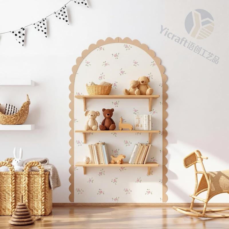 Houten Wandboogdecoratie DIY O - Baby Nursery Frames recensie en prijs